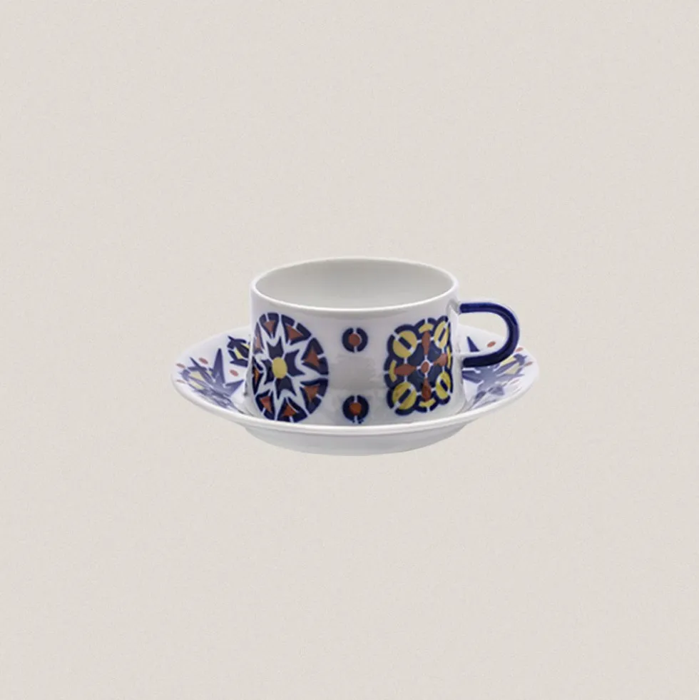Taza Desayuno con plato Toxo Color