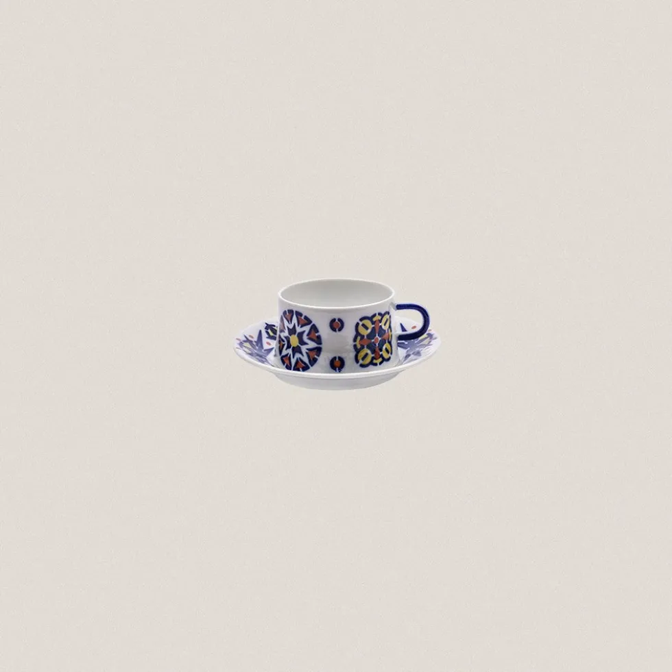 Taza Té con plato Toxo Color