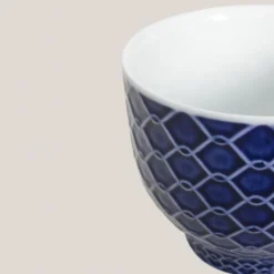Vaso Rede Azul Cobalto