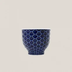 Vaso Rede Azul Cobalto