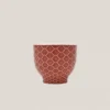 Vaso Rede Rosa Teja